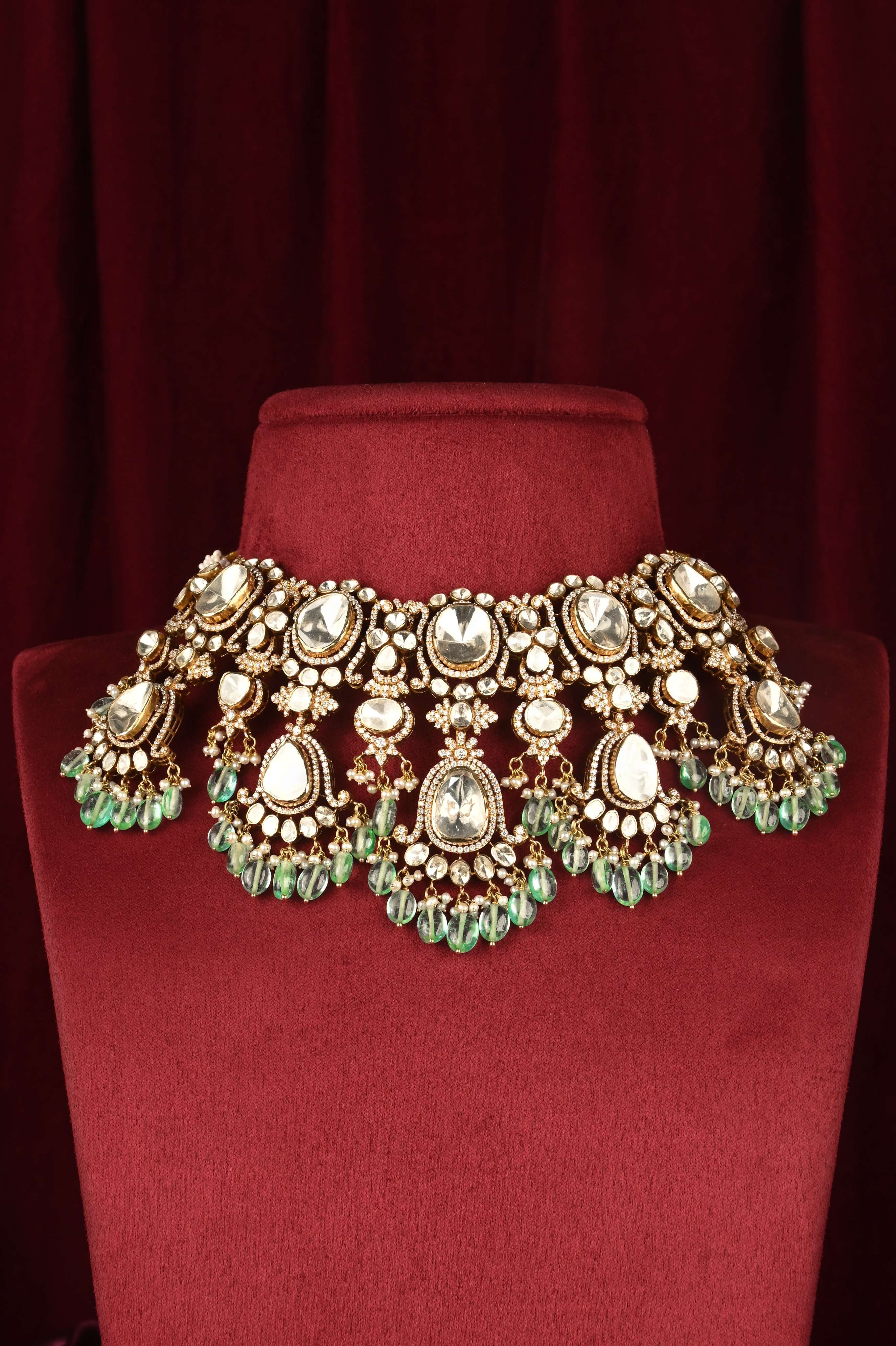 Brinda Gold and Diamonds - Polki Diamond Necklace